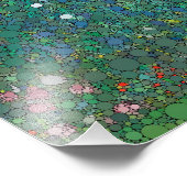 Impression Photo Le tournesol, points d'infini par Gustav Klimt (Coin)