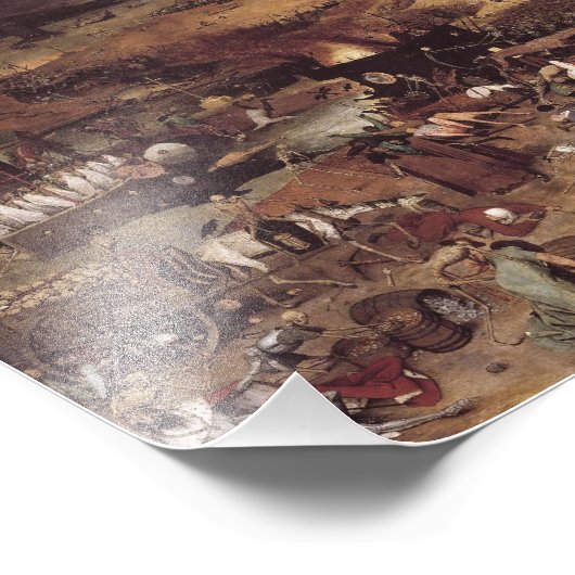 Impression Photo Le triomphe de la mort par Peter Bruegel (Coin)
