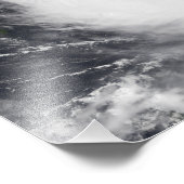 Impression Photo Le typhon Chaba dans l'ouest de l'océan Pacifique (Coin)