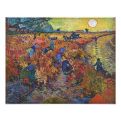 Impression Photo Le vignoble rouge | Vincent van Gogh | (Devant)