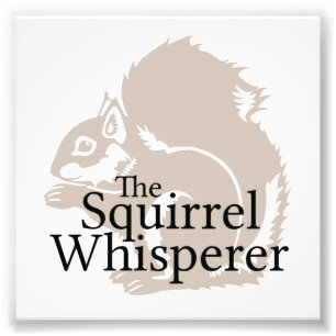 Impression Photo Le Whisperer d'écureuil