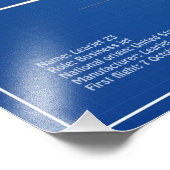 Impression Photo Learjet 23 - Plan de dessin du plan directeur de l (Coin)