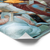 Impression Photo L'école d'Athènes par Raphael (Coin)