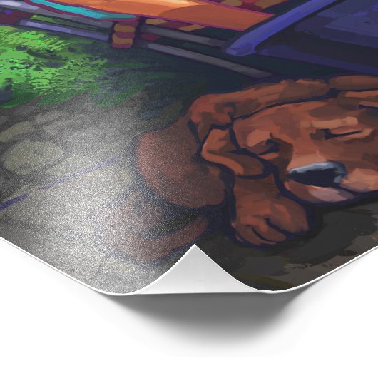 Impression Photo Lecture en été (Coin)