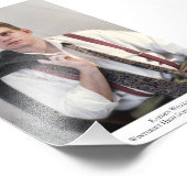 Impression Photo Légende de portrait personnalisée 2 agrandissement (Coin)