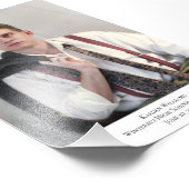 Impression Photo Légende de portrait personnalisée 3 agrandissement (Coin)