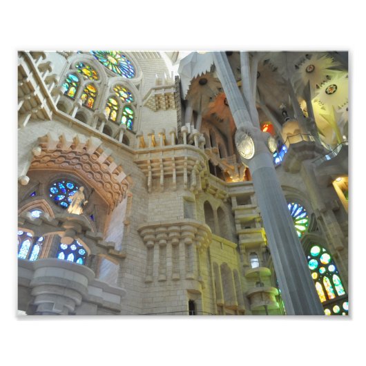 Impression Photo L'église de la Sagrada Familia (Devant)
