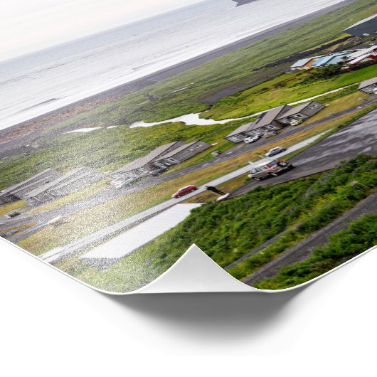 Impression Photo L'église Vik en Islande (Coin)