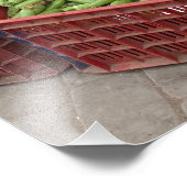 Impression Photo Légumes frais au Marché - Marrakech, Maroc (Coin)