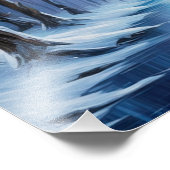 Impression Photo L'élégance de l'hiver, la forêt de neige (Coin)