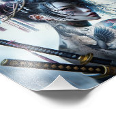 Impression Photo L'élégance du guerrier - Une danse de l'ombre et d (Coin)