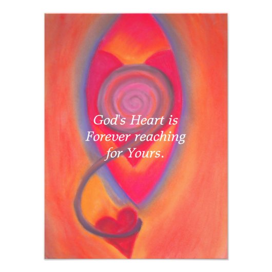 Impression Photo L'empreinte du coeur de Dieu (Devant)