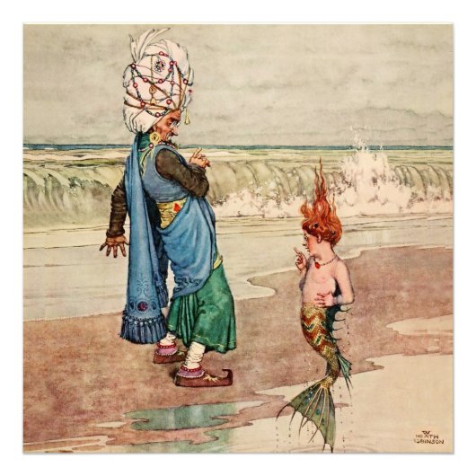 Impression Photo « L'enfant de la mer » par W Heath Robinson (Devant)