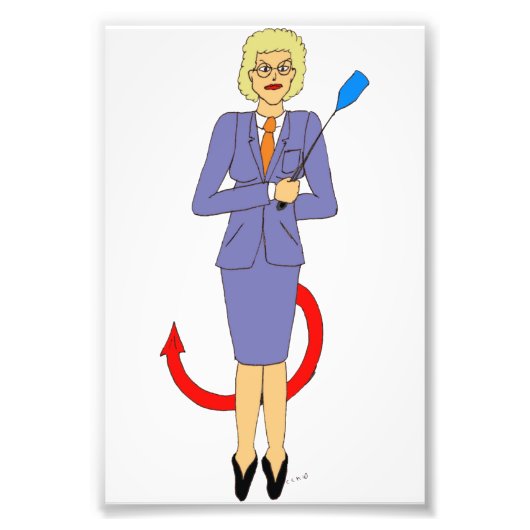 Impression Photo L'enseignant du mal (Devant)