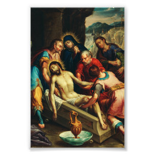 Impression Photo L'ensevelissement du Christ Juan Rodríguez Juarez
