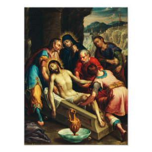 Impression Photo L'ensevelissement du Christ Juan Rodríguez Juarez