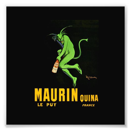 Impression Photo Leonetto Cappiello Maurin Apertif Publicité (Devant)