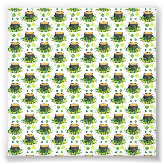 Impression Photo Leprechaun de St Patrick (Devant)