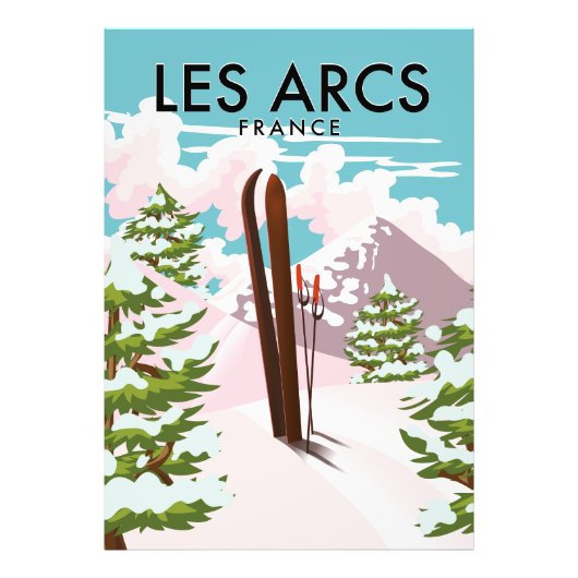 Impression Photo Les Arcs France voyage ski (Devant)