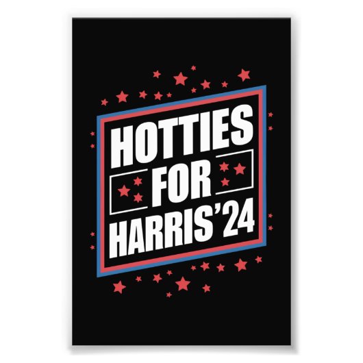 Impression Photo Les canons pour Kamala Harris (Devant)