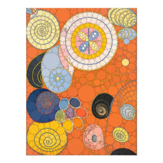 Impression Photo Les dix plus grands, n° 4, points, après Hilma af (Devant)