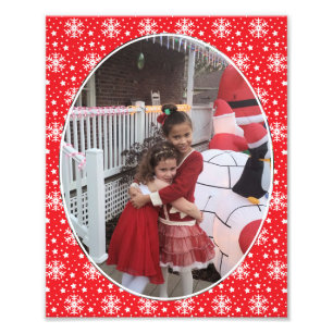 Impression Photo Les enfants de Noël Personnalisent le cadre Modèle