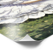 Impression Photo Les femmes dans le jardin - Portrait de l'élégance (Coin)