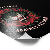 Impression Photo Les femmes de chat sans enfants contre le fascisme (Coin)