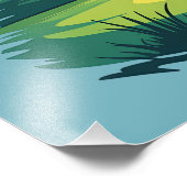 Impression Photo Les filles gouvernent le parcours Retro Golf Illus (Coin)