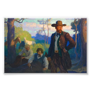 Impression Photo Les frères James au Missouri par N. C. Wyeth