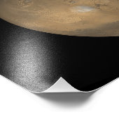 Impression Photo Les grandes tempêtes de poussière de 2001 sur Mars (Coin)