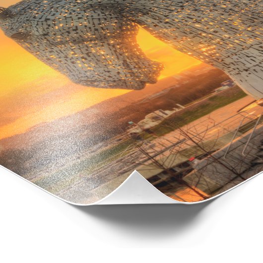 Impression Photo Les Kelpies (Coin)