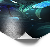 Impression Photo Les libellules du lac (Coin)