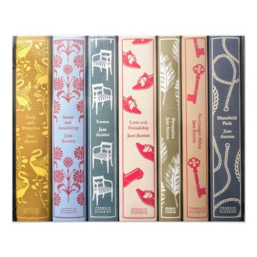 Impression Photo Les livres de Jane Austen (Devant)