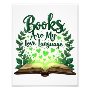 Impression Photo Les Livres Sont Mon Amour Langue Lecture Louvain B