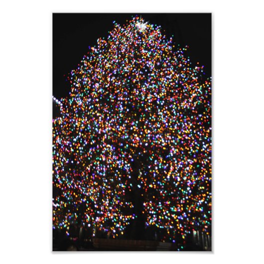 IMPRESSION PHOTO LES LUMIÈRES DE NOËL SUR LA ROCHE (Devant)