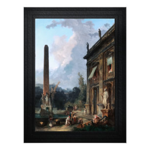 Impression Photo Les ministres errants par Hubert Robert