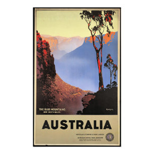 Impression Photo Les Montagnes Bleues, Australie,