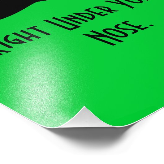 Impression Photo Les moustaches arrivent (Coin)