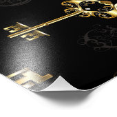 Impression Photo Les Patters de Seamless avec Golden Keys (Coin)