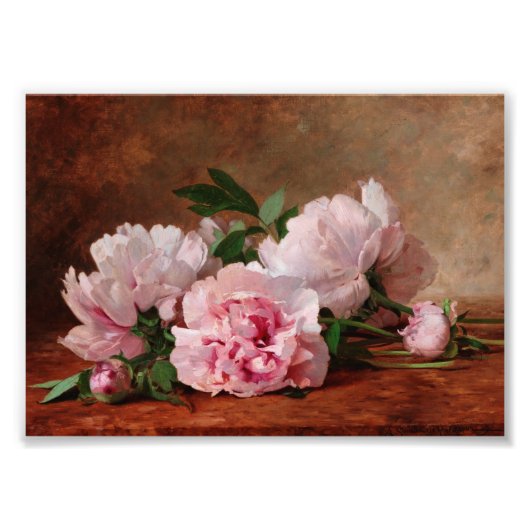 Impression Photo Les pivoines (Devant)