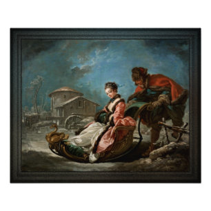 Impression Photo Les Quatre Saisons par Hiver par François Boucher