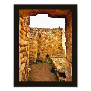 Impression Photo Les ruines de la citadelle d'Amman