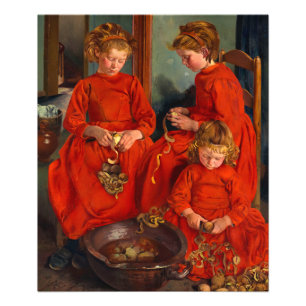 Impression Photo Les trois soeurs de Leon Frederic