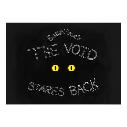 Impression Photo Les yeux vides de retour (Devant)