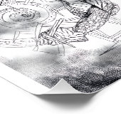 Impression Photo L'estampe du dragon d'Ito (Coin)