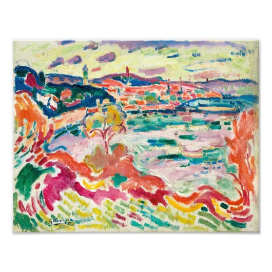 Impression Photo L'Estaque | Georges Braque | (Devant)