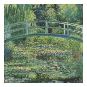 Impression Photo L'étang À Eau, Peinture À L'Huile Paysagère, Monet