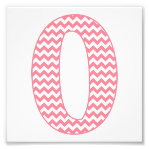 Impression Photo LETTRE COPIE ROCHIE PRÉPONSE CLASSIQUE O MONogramm