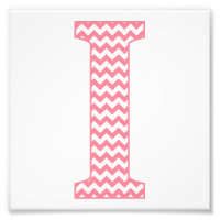 LETTRE I MONogramme PLEIN PESÉ Pink